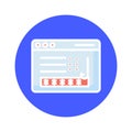 Internet password Isolated Vector icon which can easily modify or edit Royalty Free Stock Photo