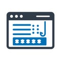 Internet password Isolated Vector icon which can easily modify or edit Royalty Free Stock Photo