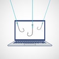Internet phishing. Theft of confidential data from a computer
