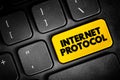 Internet Protocol - network layer communications protocol in the Internet protocol suite for relaying datagrams across network