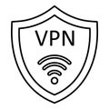 Internet protocol security Isolated Vector icon