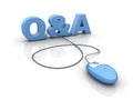Internet Q&A Royalty Free Stock Photo