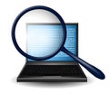 Internet Research Magnifying Glass
