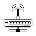 Internet router Vector Icon which can easily modify or edit Royalty Free Stock Photo