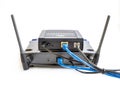 Internet router and wireless access point Royalty Free Stock Photo