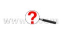 Internet Search Concept. WWW Question Mark Com Site Name with Ma Royalty Free Stock Photo