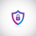 Internet Secure Shield Logo Sign Symbol Icon