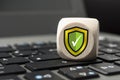 Internet security and anti virus protection Royalty Free Stock Photo