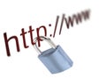 Internet security concept Royalty Free Stock Photo