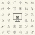 internet security icon. New Technologies icons universal set for web and mobile Royalty Free Stock Photo