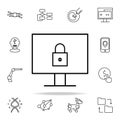 internet security icon. New Technologies icons universal set for web and mobile Royalty Free Stock Photo