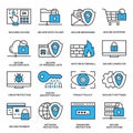 Internet security information protection icons