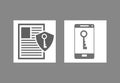 internet security related icons image Royalty Free Stock Photo