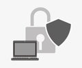 internet security related icons image Royalty Free Stock Photo