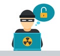 Internet security vector illustration Royalty Free Stock Photo