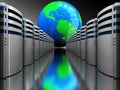 Internet servers Royalty Free Stock Photo