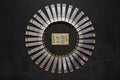 Internet SFP network modules for network switch and electronic gold plated circuit board with microchips and transistors diode