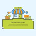 Internet Shopping Concept Royalty Free Stock Photo