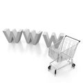 Internet shopping market Royalty Free Stock Photo