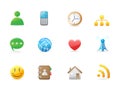 Internet social icon set