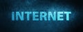Internet special blue banner background