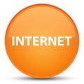 Internet special orange round button