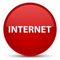 Internet special red round button