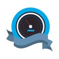 Internet speedometer symbol