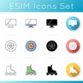 Internet store category icons set
