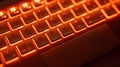 internet technology orange background