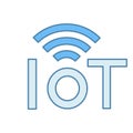 Internet of things color icon Royalty Free Stock Photo
