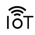 Internet of things glyph icon Royalty Free Stock Photo