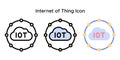 Internet of Things Icon Royalty Free Stock Photo