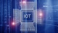 Internet of things IoT. Big Data Cloud Computing Network Technology concept Royalty Free Stock Photo