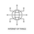 Internet of Things vector icon Royalty Free Stock Photo