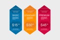 Internet traffic.Set offer tariffs. ui ux banner for web app. set pricing table, order, box, button, list with plan for web Royalty Free Stock Photo