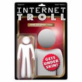 Internet Troll Action Figure Commenting Upset Anger 3d Illustration