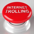 Internet Trolling Cyber Hate Instigator 3d Rendering