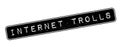 Internet Trolls rubber stamp Royalty Free Stock Photo