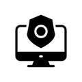 Internet vector glyph flat icon Royalty Free Stock Photo