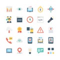 Internet Vector Icons 5 Royalty Free Stock Photo