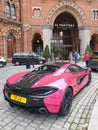 Internet viral car long term parked outside St Pancras hotel london