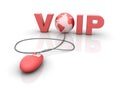 Internet VOIP - Voice over IP Royalty Free Stock Photo