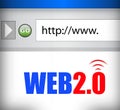 Internet web 2.0 browser
