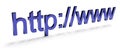 Internet web address http www in search bar of browser
