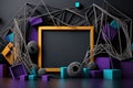 internet web gray frame copy space Generative AI Royalty Free Stock Photo