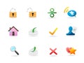 Internet & Website icons Royalty Free Stock Photo