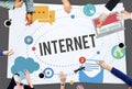 Internet Wifi Connection Social Network Technology Concept Royalty Free Stock Photo