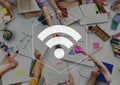 Internet WiFi Network Connection Graphic Concept