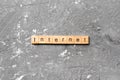 INTERNET word written on wood block. INTERNET text on cement table for your desing, concept Royalty Free Stock Photo